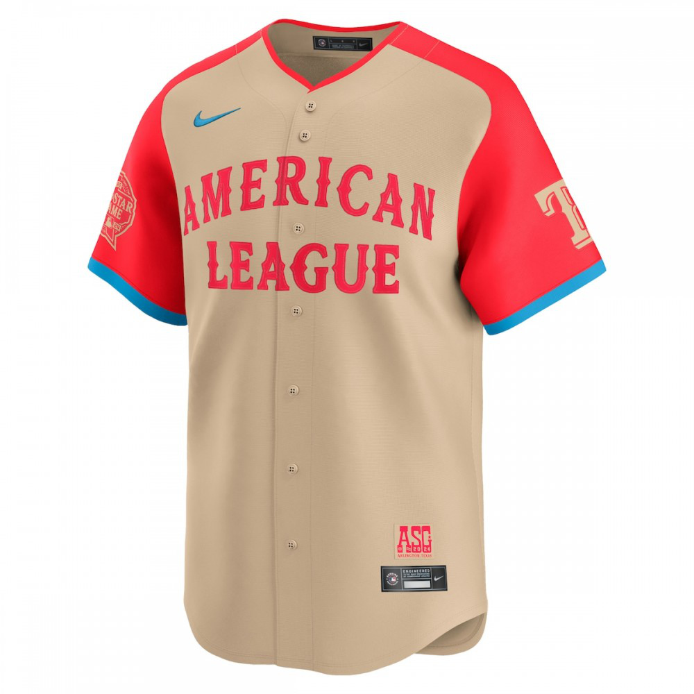 Corey Seager American League 2024 MLB All-Star Game Limited Player Jersey - Cream-Pro Kit Vault | Brand New 26/27 Sports Jerseys